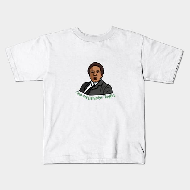 Samuel Coleridge-Taylor Kids T-Shirt by KatiaMart